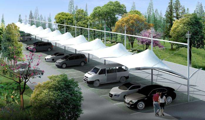 合肥膜結(jié)構(gòu)車棚有哪些特點(diǎn)？